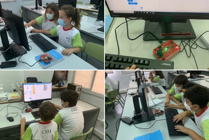 Desarrollo de habilidades digitales en tercero de Primaria mediante robótica